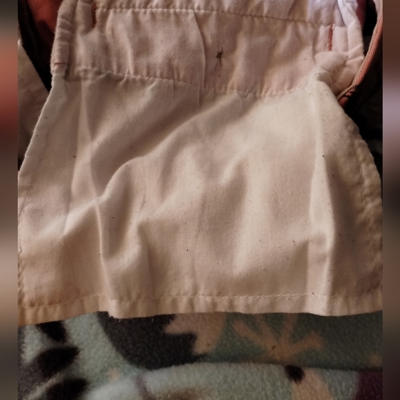 Izod Saltwater mens Sailor short Peach with navy anchors sailor - Picture 11 of 14